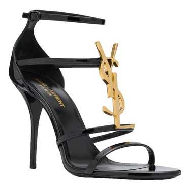 Saint Laurent Cassandra patent leather sandal