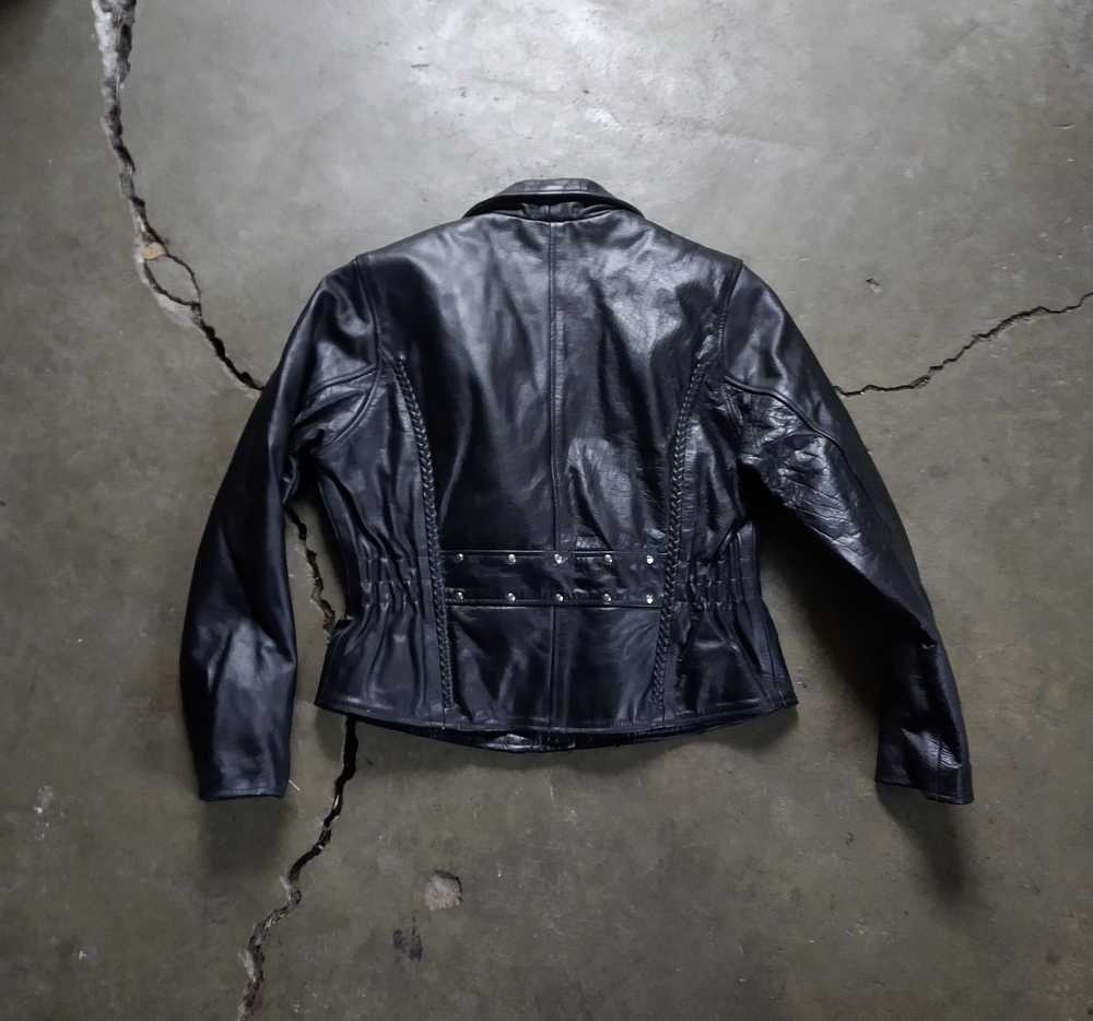 Genuine Leather × Streetwear Leather Motorcycle J… - image 11