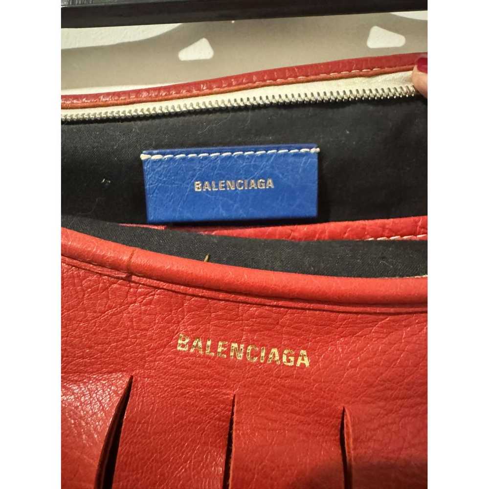 Balenciaga Bazar Bag leather clutch bag - image 3