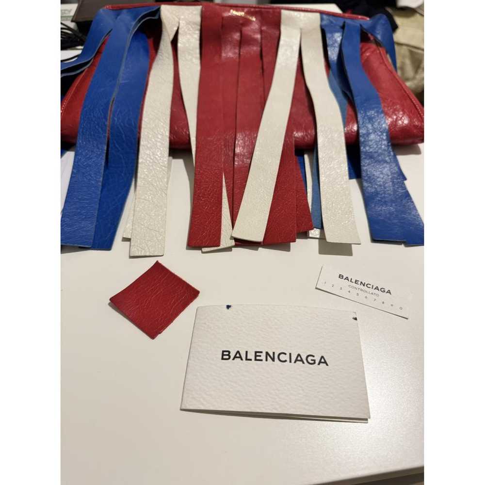 Balenciaga Bazar Bag leather clutch bag - image 7