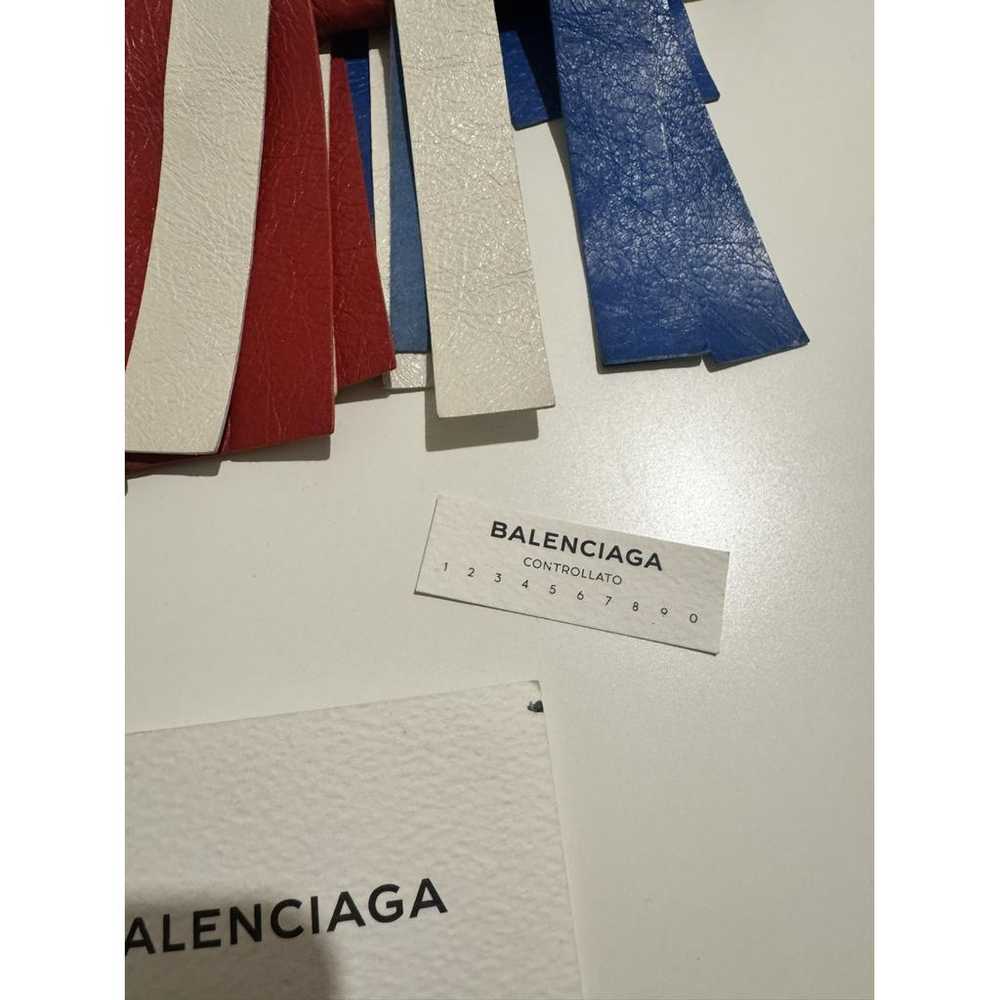 Balenciaga Bazar Bag leather clutch bag - image 8