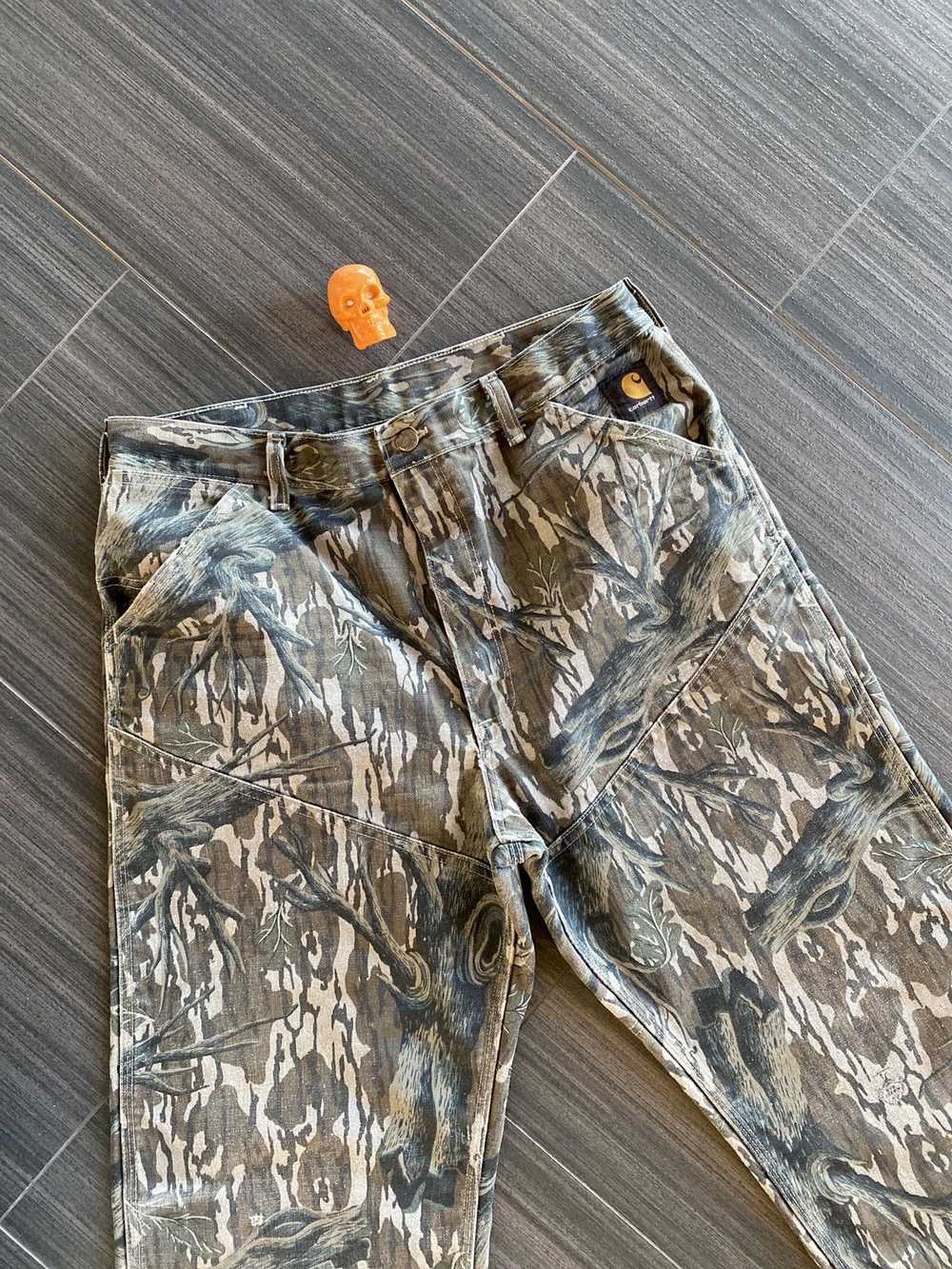 Carhartt × Vintage 90s Carhartt camo double knee … - image 2