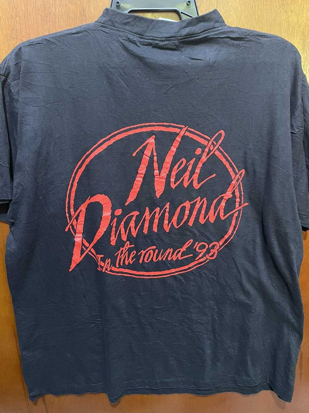 Band Tees × Vintage Vintage Neil Diamond 1993 Tou… - image 3