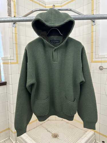 1990s Katharine Hamnett Hooded Knit Sweater with F