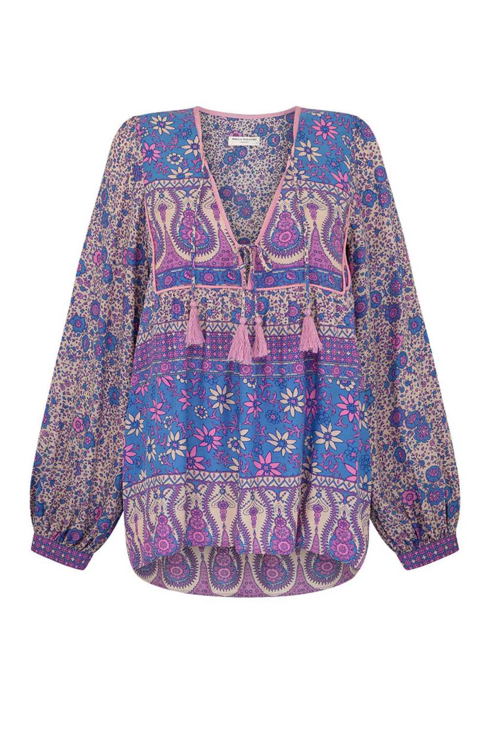 Spell USA Boho Blossom Blouse - image 1