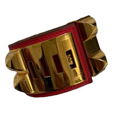 Hermès Collier de chien leather bracelet