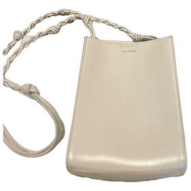 Jil Sander Tangle leather crossbody bag