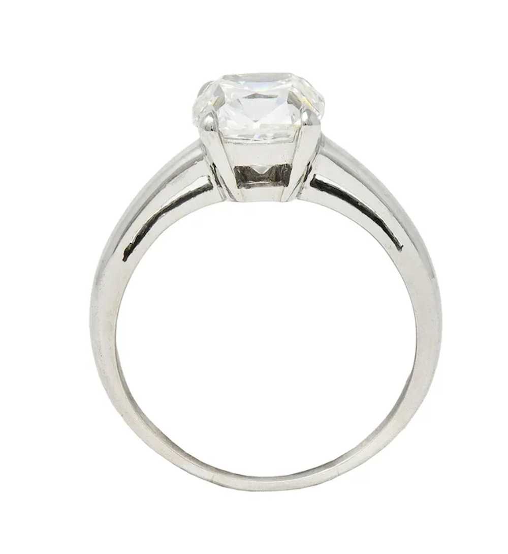 Mid-Century 2.33 CTW Old Mine Diamond Platinum Vi… - image 11