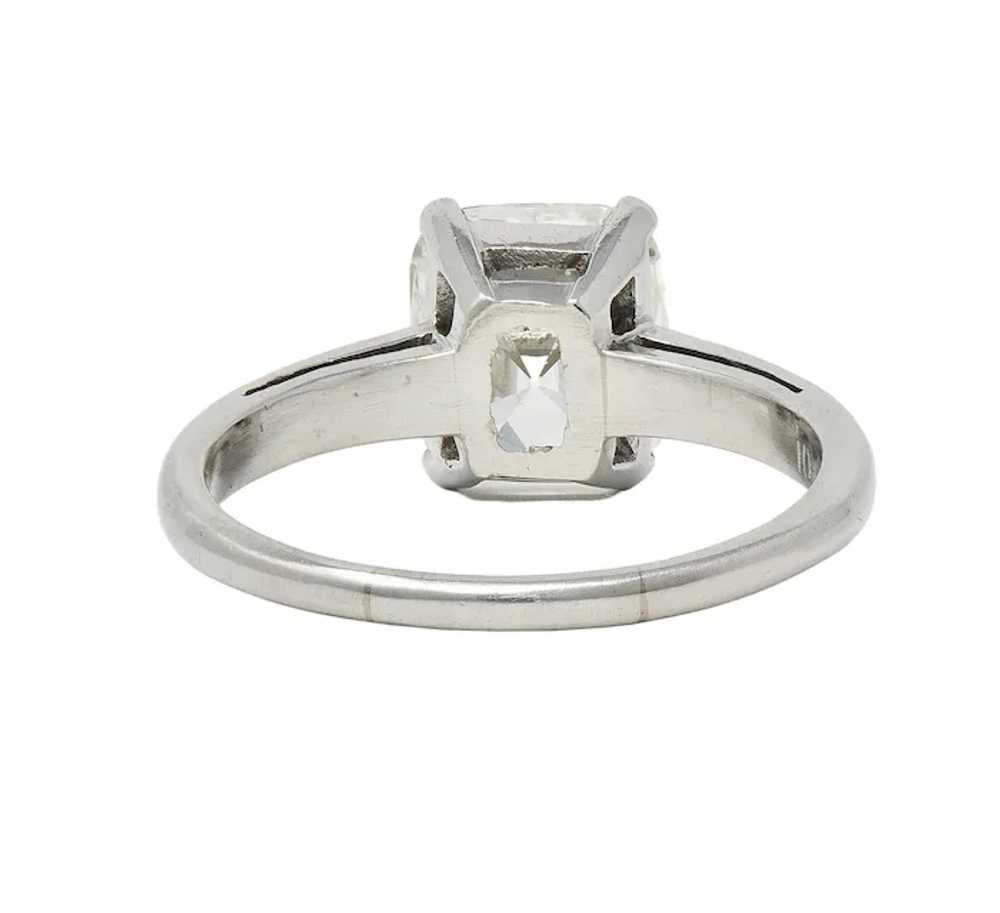 Mid-Century 2.33 CTW Old Mine Diamond Platinum Vi… - image 7