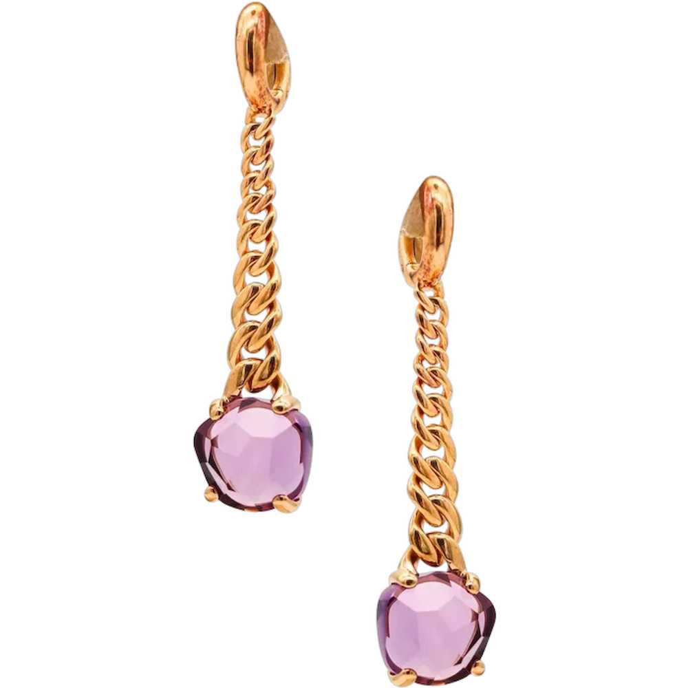 POMELLATO Dangle Drop Lola Earrings In 18Kt Yello… - image 1