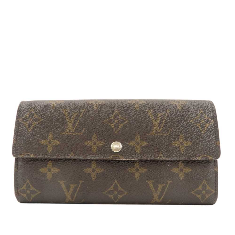 Louis Vuitton Monogram Portefeuille Sarah Long Wa… - image 1