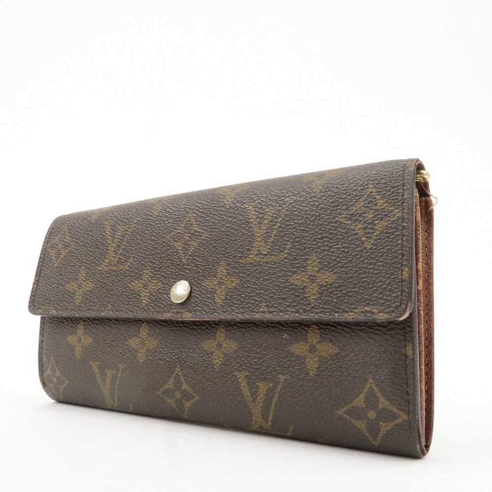 Louis Vuitton Monogram Portefeuille Sarah Long Wa… - image 3