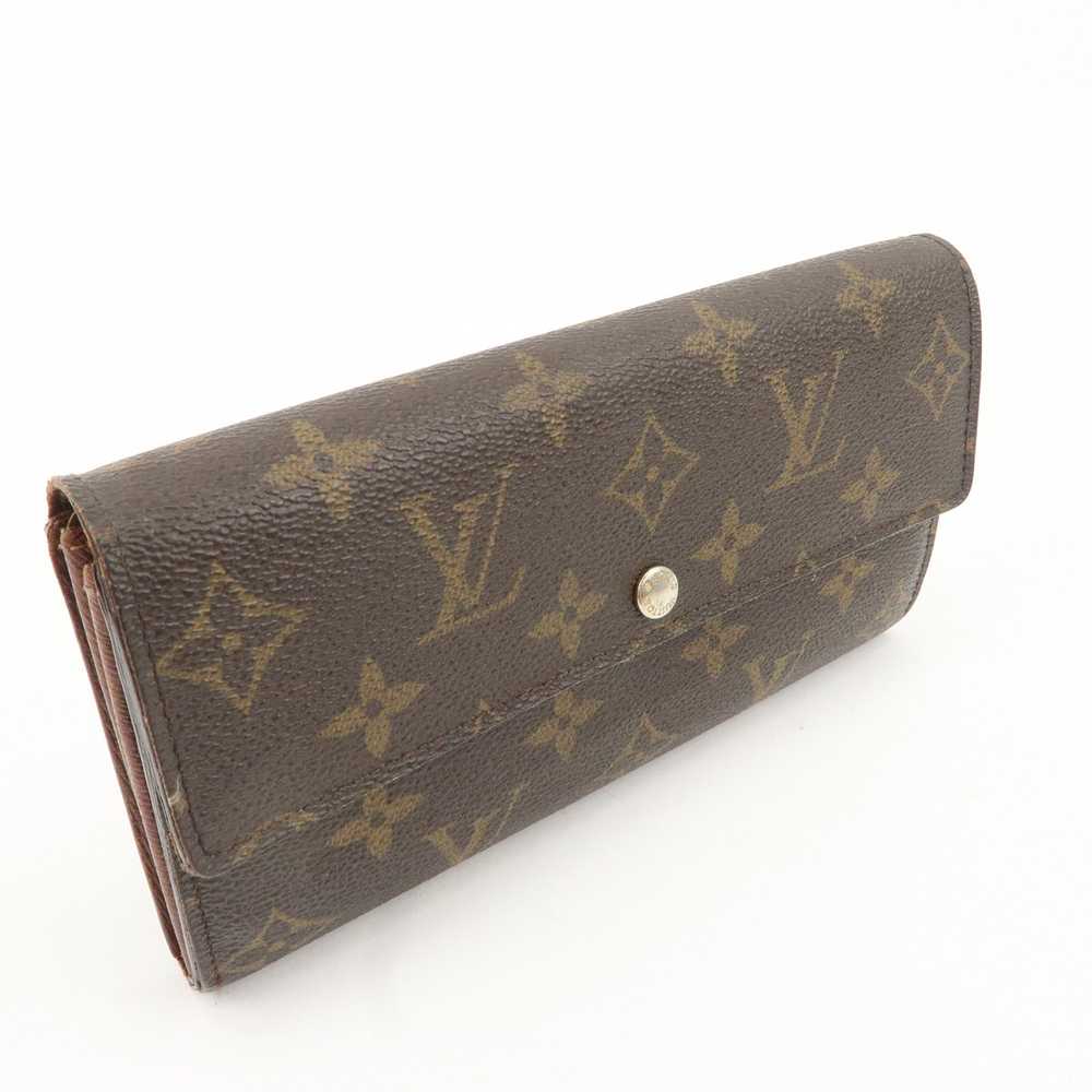 Louis Vuitton Monogram Portefeuille Sarah Long Wa… - image 4