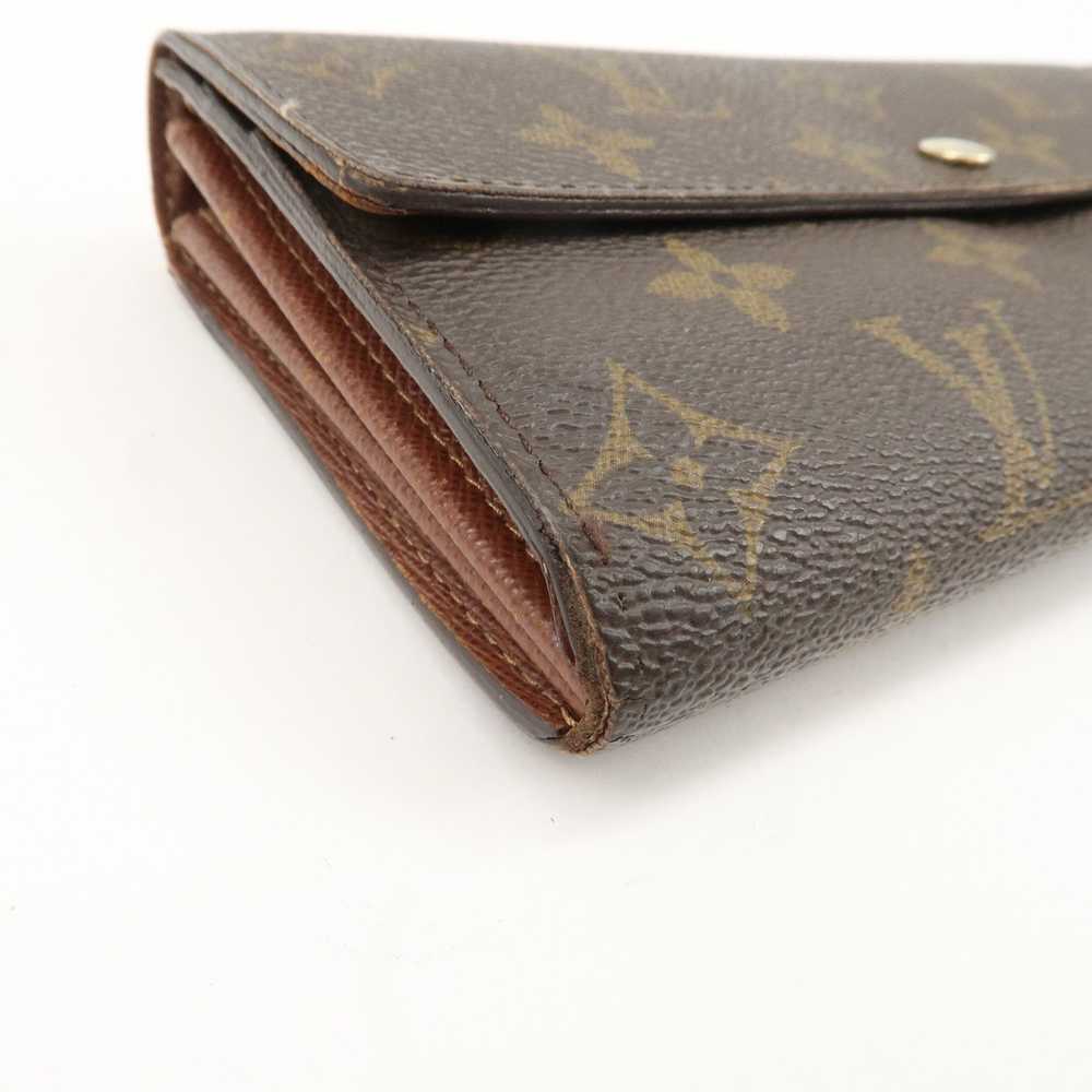 Louis Vuitton Monogram Portefeuille Sarah Long Wa… - image 6