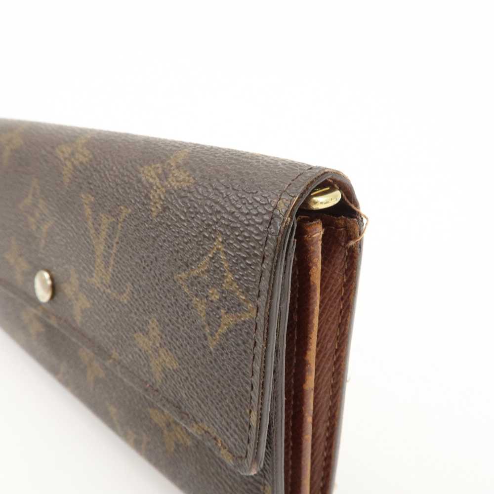 Louis Vuitton Monogram Portefeuille Sarah Long Wa… - image 9