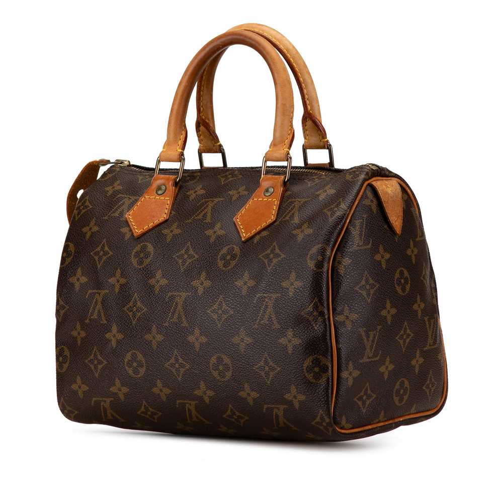 Brown Louis Vuitton Monogram Speedy 25 Boston Bag - image 2