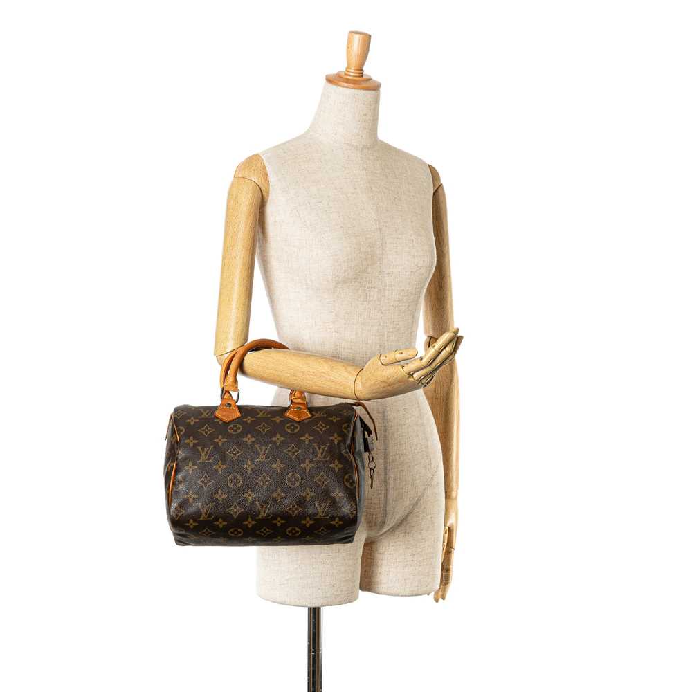 Brown Louis Vuitton Monogram Speedy 25 Boston Bag - image 5