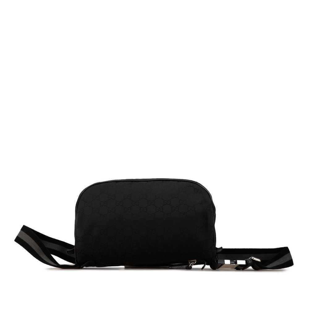 Black Gucci GG Nylon Web Belt Bag - image 3