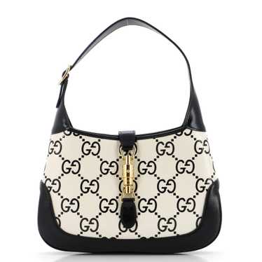 GUCCI Jackie 1961 Hobo GG Embossed Leather Small