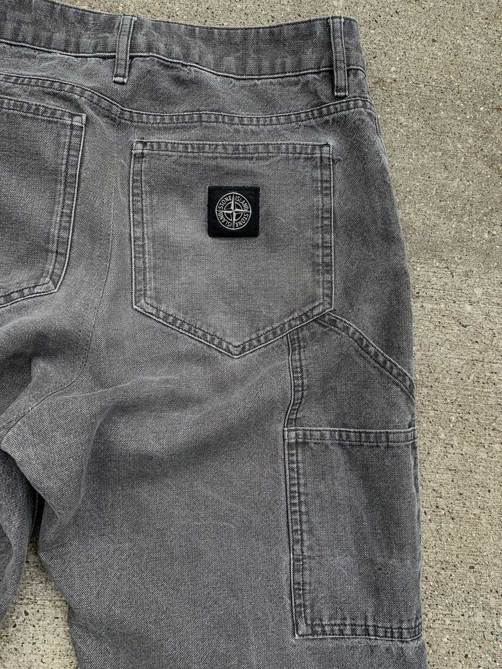 Stone Island Stone island double knee patch pants - image 6