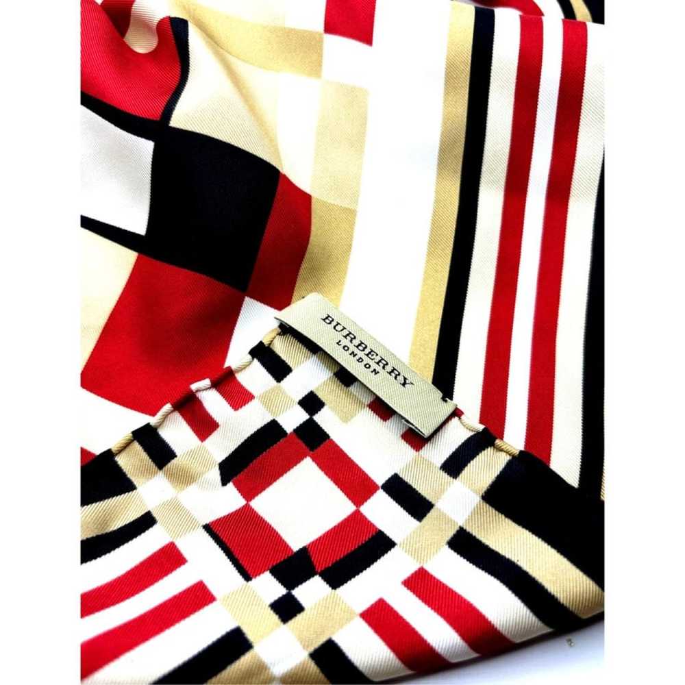 Burberry Silk scarf - image 4