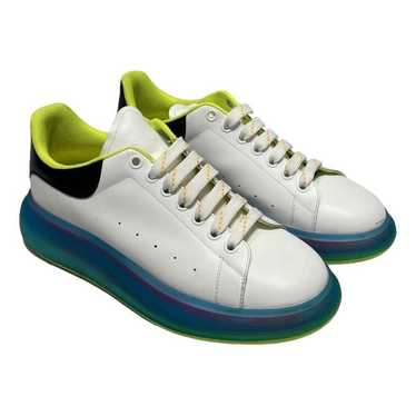 Alexander McQueen Oversize leather low trainers