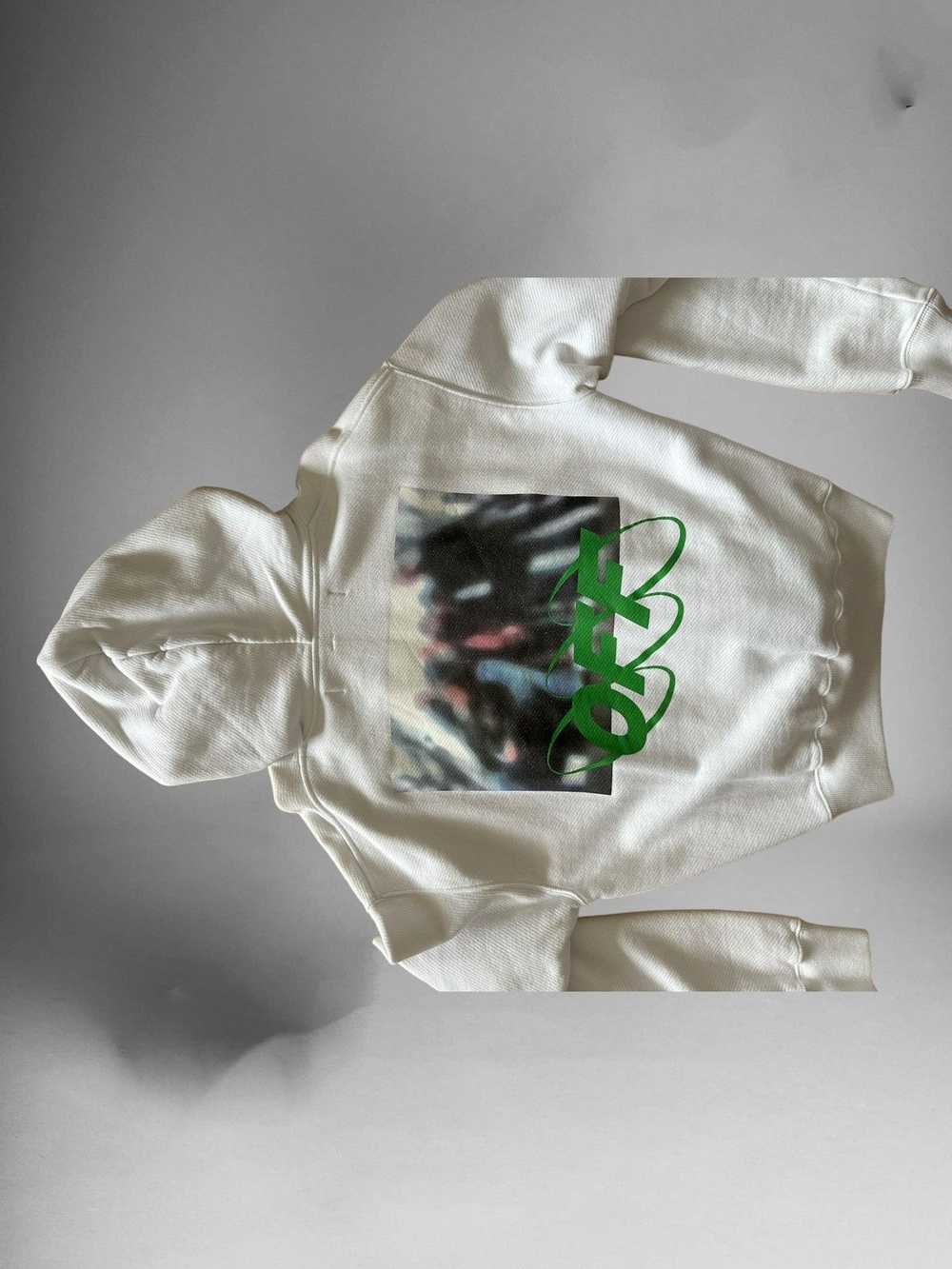 Off-White Off-White White/Green Hoodie (FW19) - image 2