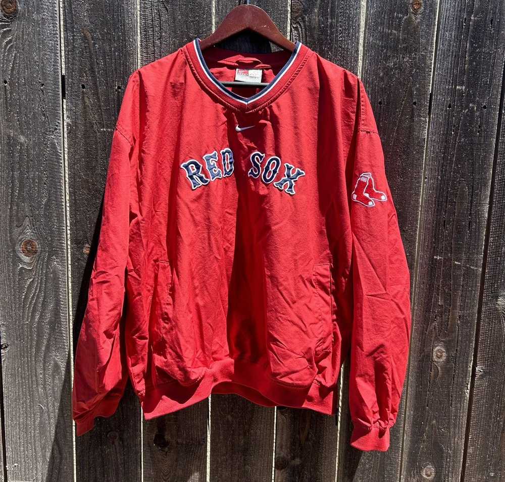 MLB × Nike × Vintage VINTAGE 90’s NIKE BOSTON RED… - image 1