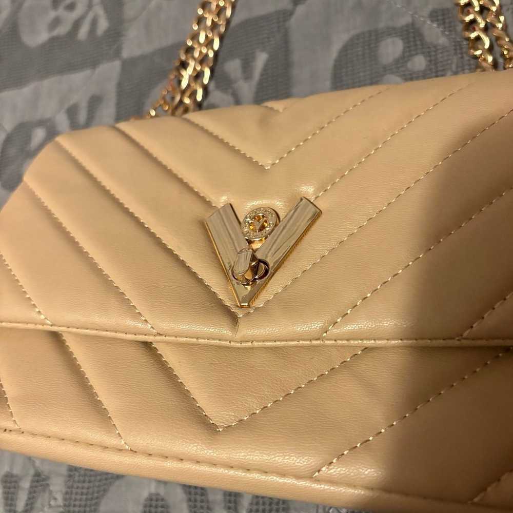 Valentino Orlandi Quilted tan beige Shoulder Bag - image 4