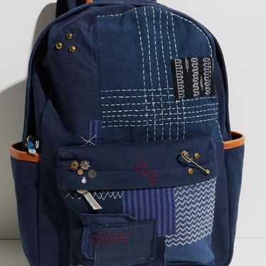 Free People Prep Patch Blue Backpack