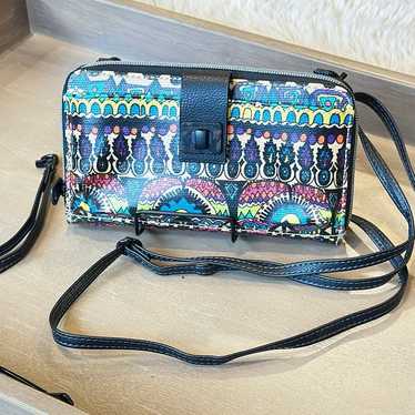 Sakroots “Peace” Large Smartphone crossbody/wrist… - image 1