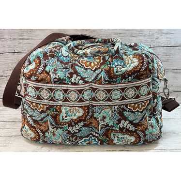 Vera Bradley Large Java Blue Weekender Bag