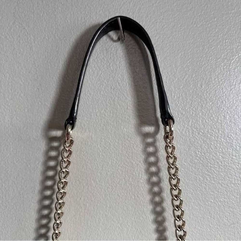 Kate Spade black leather gold chain crossbody - image 10