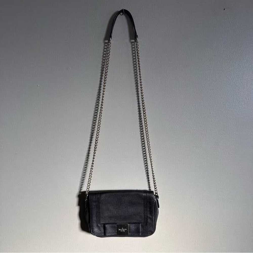 Kate Spade black leather gold chain crossbody - image 7