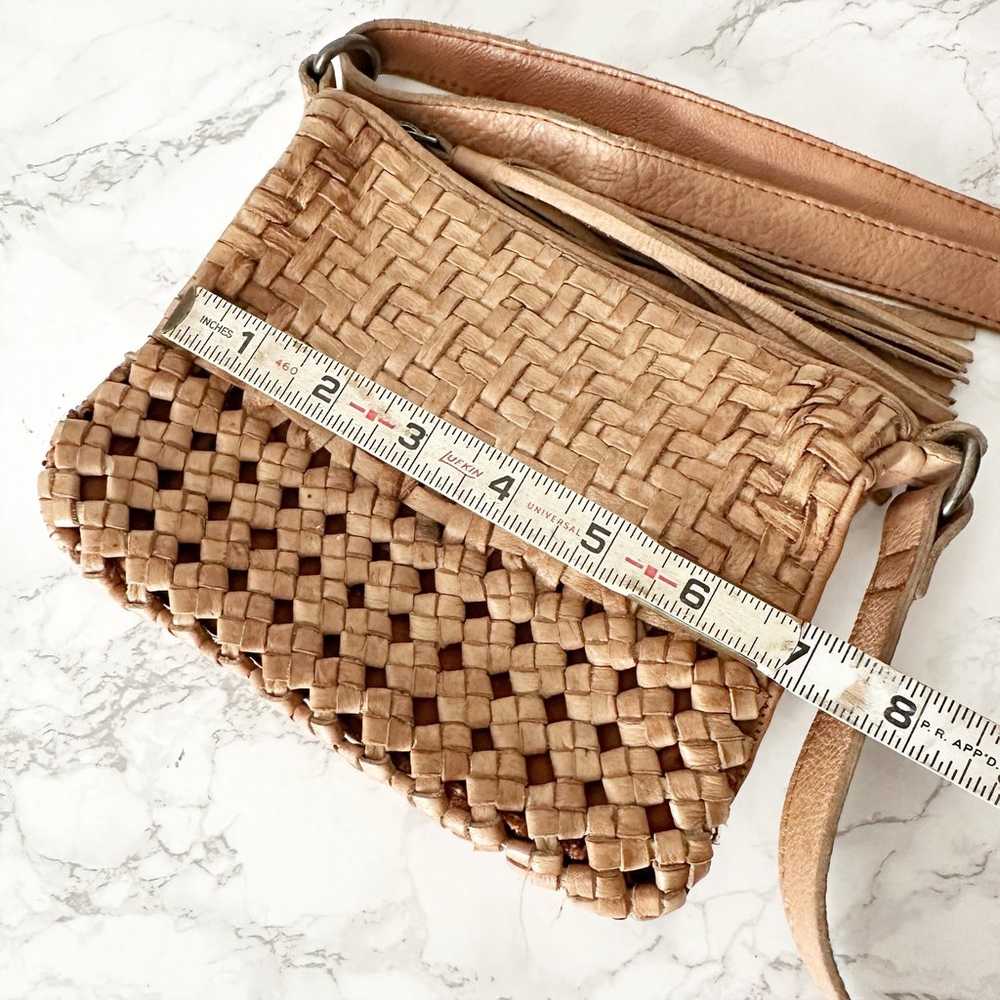 Latico Woven Supple Leather Woven Small Fold Over… - image 12