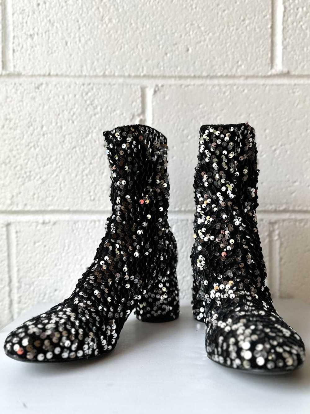 & Other Stories sequin ankle boots - image 2