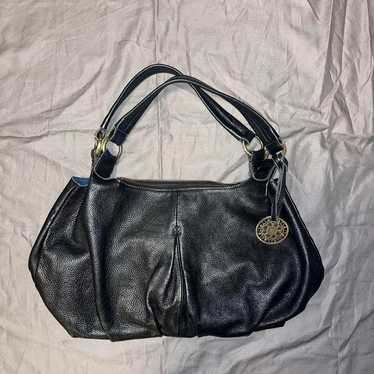 Real leather Y2K shoulder bag, handbag, genuine le