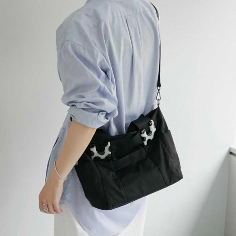 ear PAPILLONNER Size S Resin Parts Tote Bag Dalma… - image 2