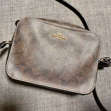 COACH Shoulder Bag Brown Leather - image 1