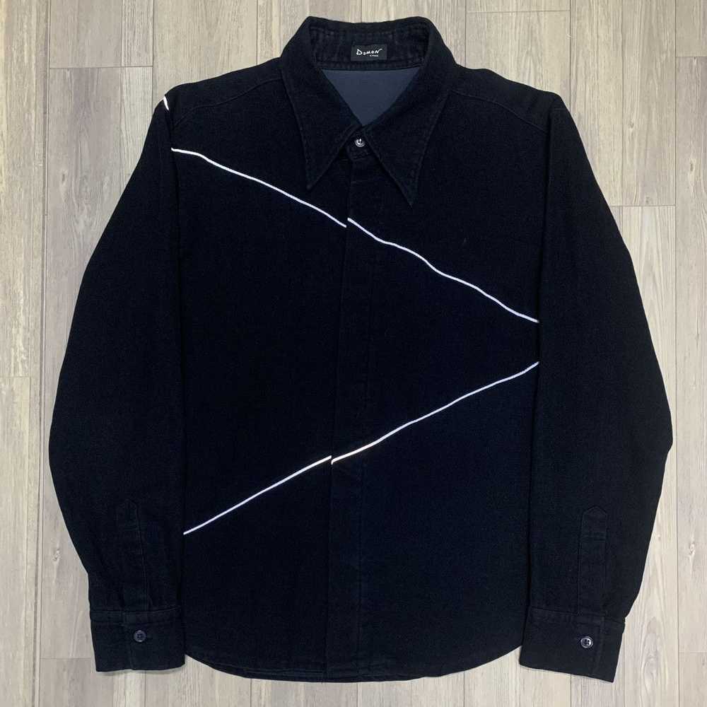 Japanese Brand 1990s Domon Homme Reflected Hidden… - image 1