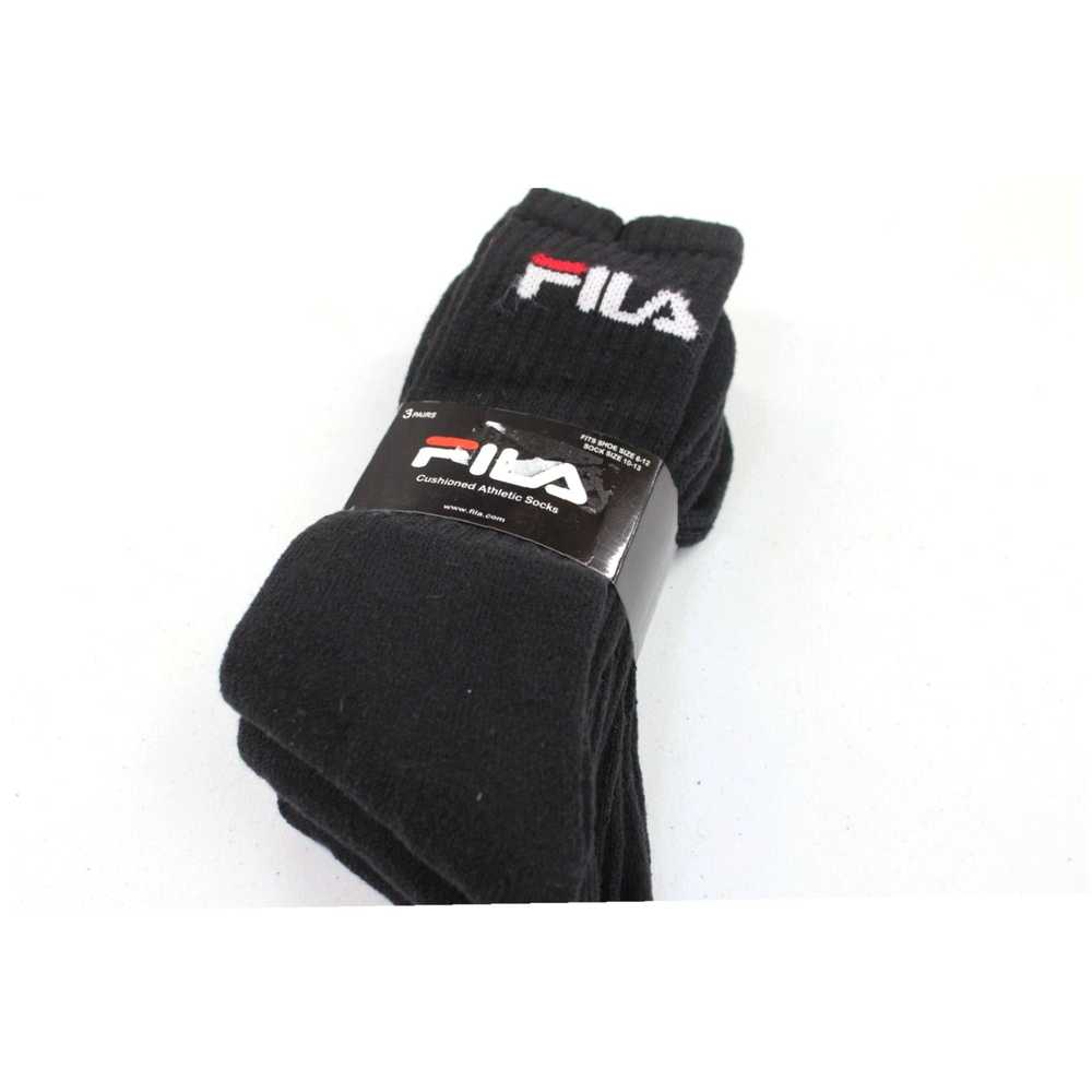 Fila Fila Socks Athletic Crew Cushioned Shoe Size… - image 1