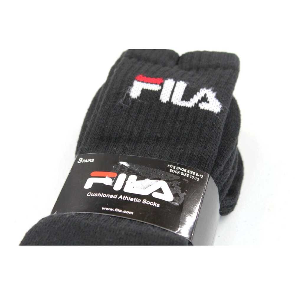 Fila Fila Socks Athletic Crew Cushioned Shoe Size… - image 2