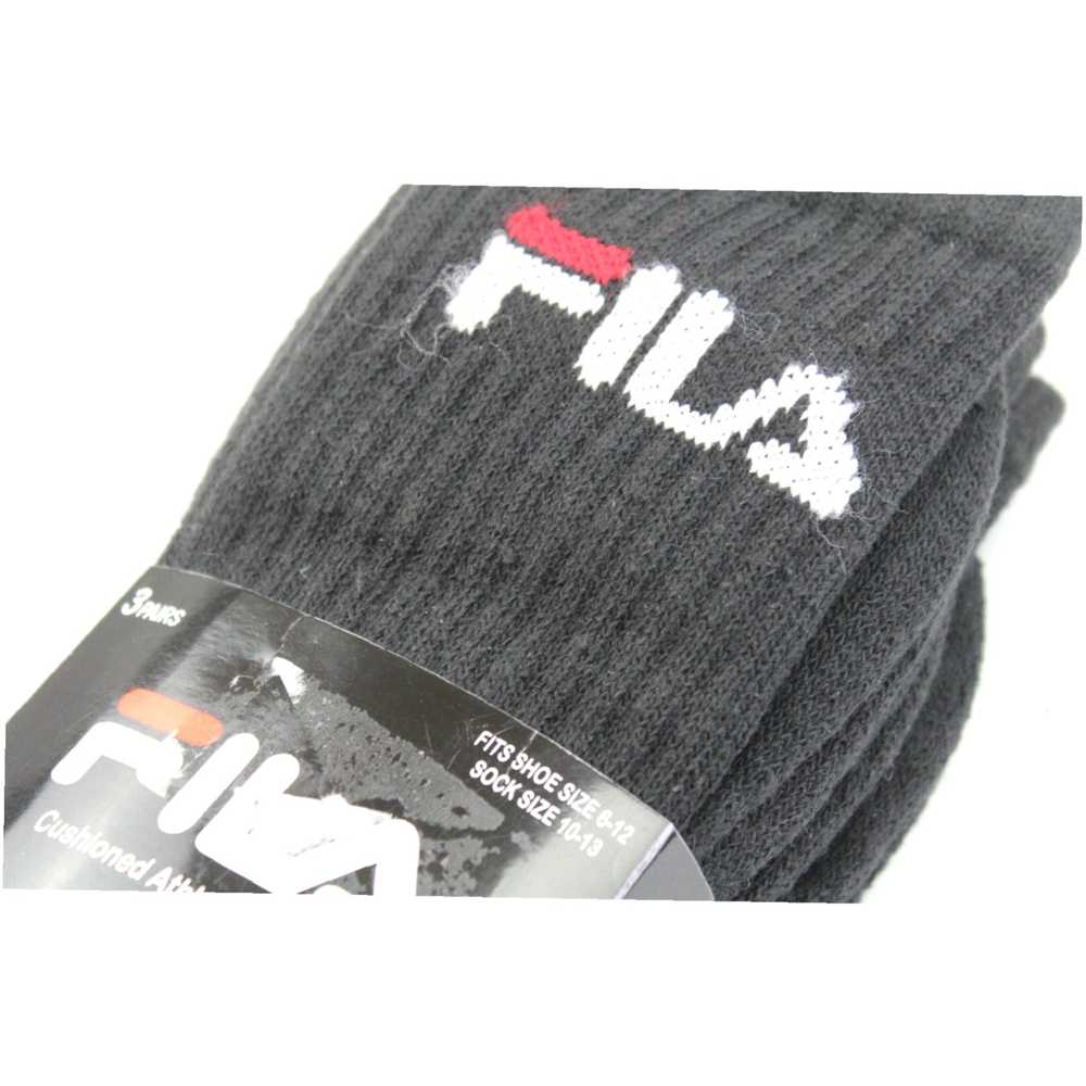 Fila Fila Socks Athletic Crew Cushioned Shoe Size… - image 8