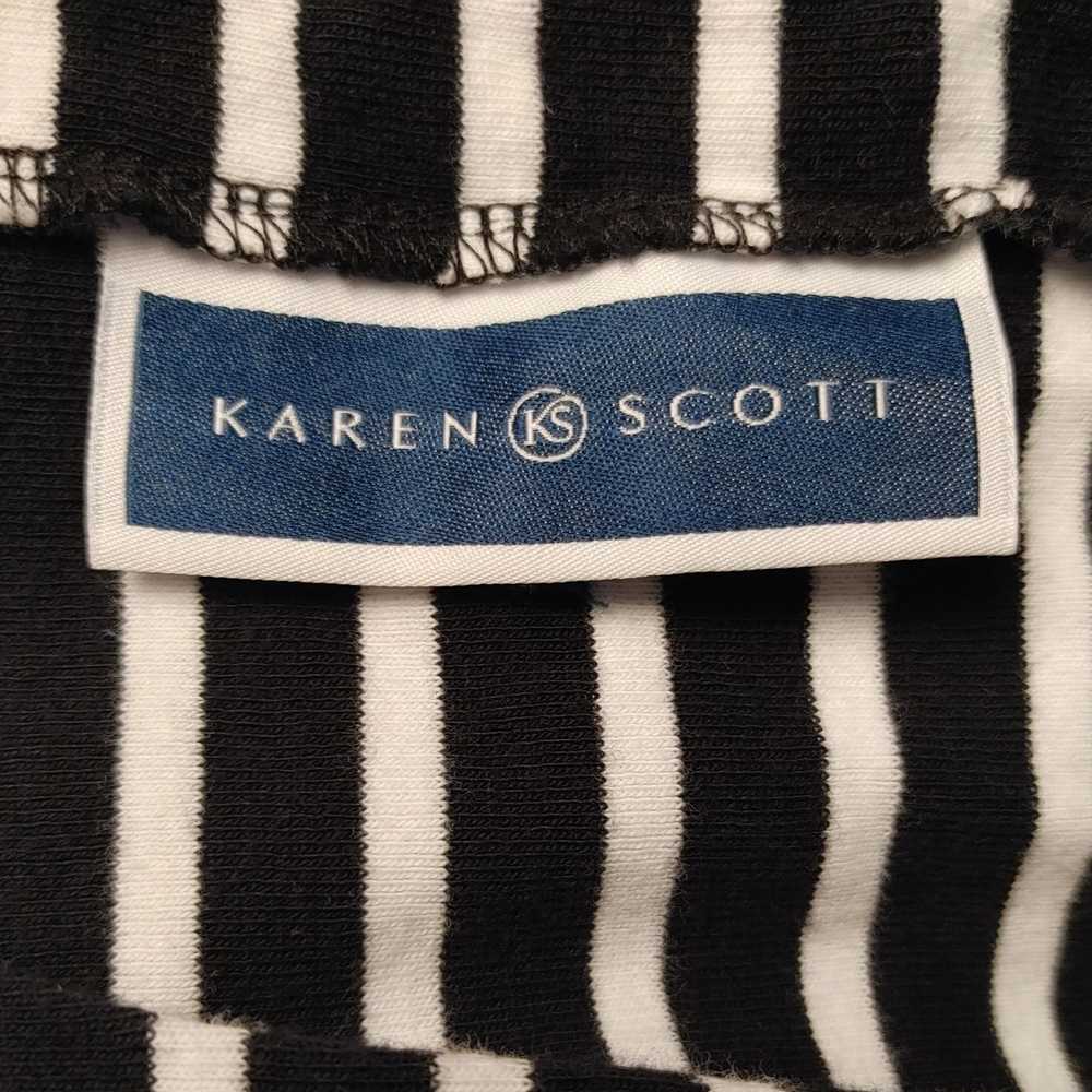 Other KS | Karen Scott Women's Black/White Stripe… - image 3