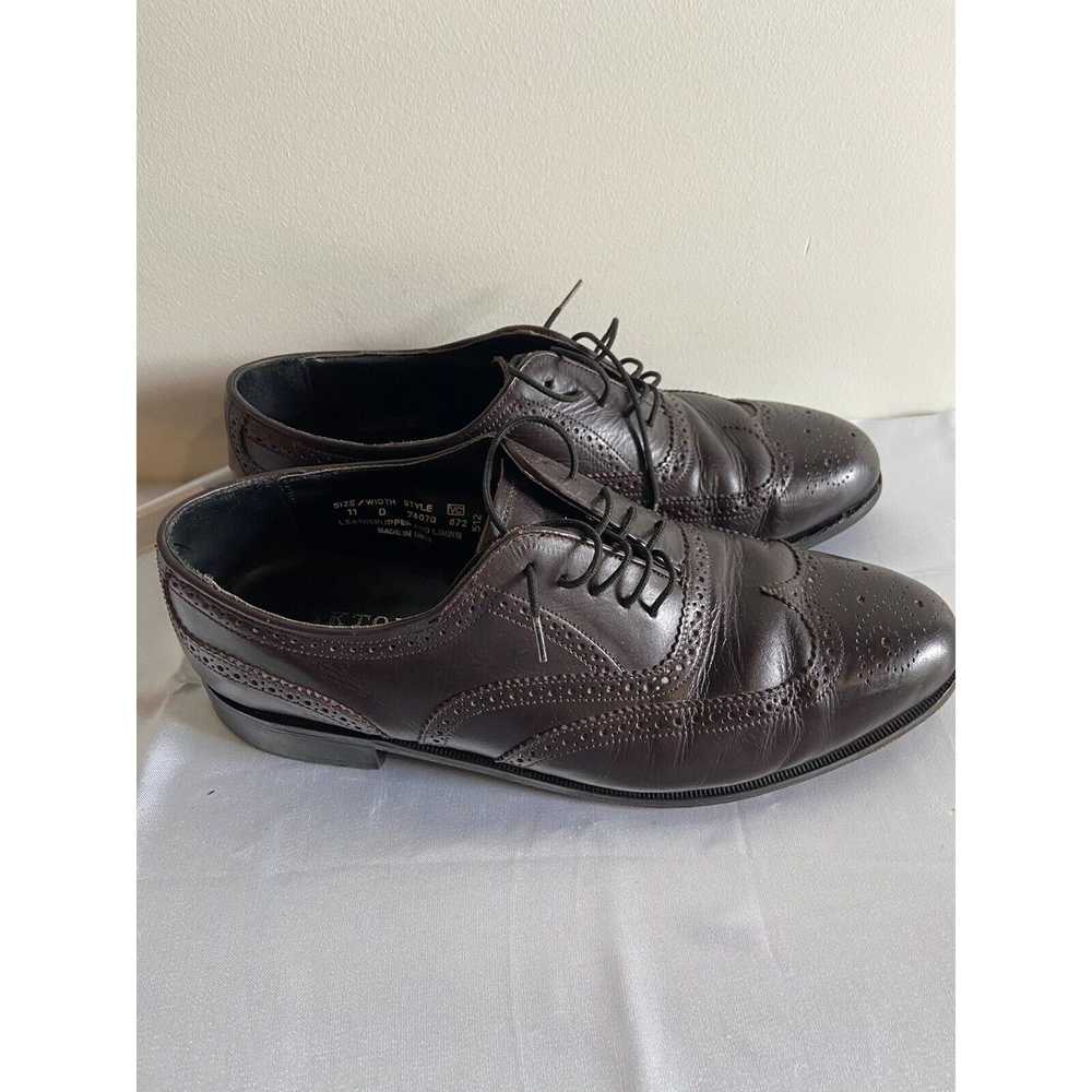 Other Oakton Classic Brown Leather Wingtip Oxford… - image 3