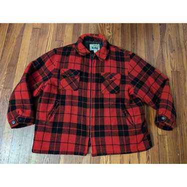 Woolrich John Rich & Bros. Woolrich Red/Black VTG… - image 1