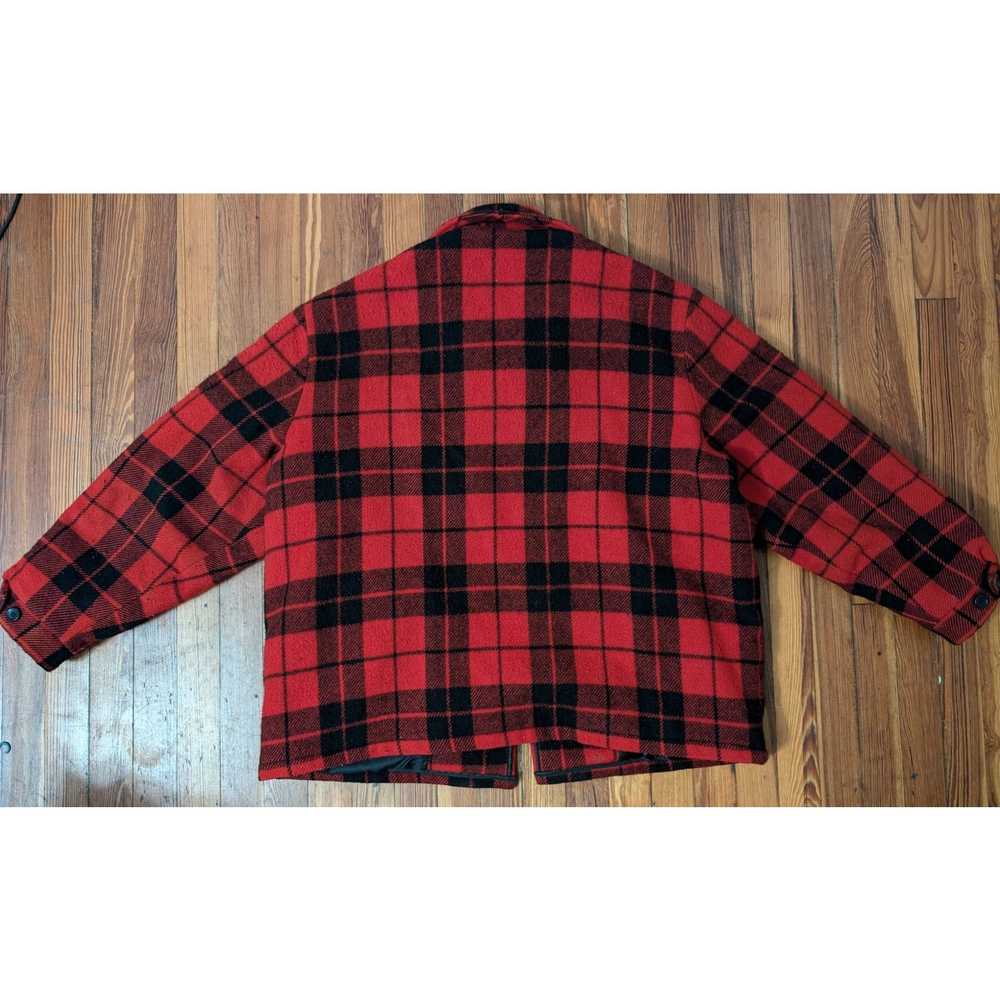 Woolrich John Rich & Bros. Woolrich Red/Black VTG… - image 2