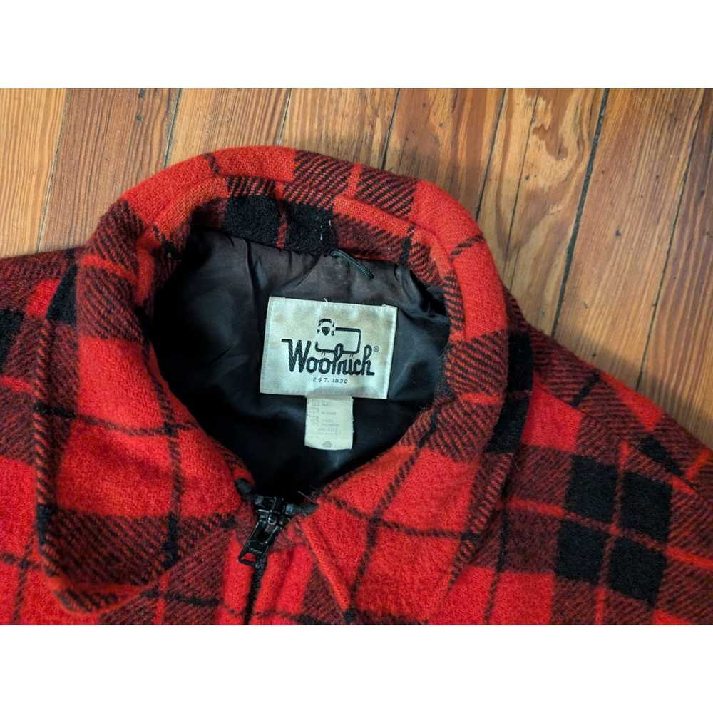 Woolrich John Rich & Bros. Woolrich Red/Black VTG… - image 4