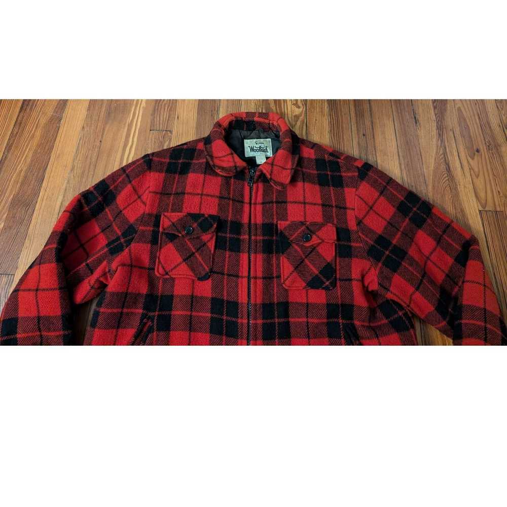 Woolrich John Rich & Bros. Woolrich Red/Black VTG… - image 5