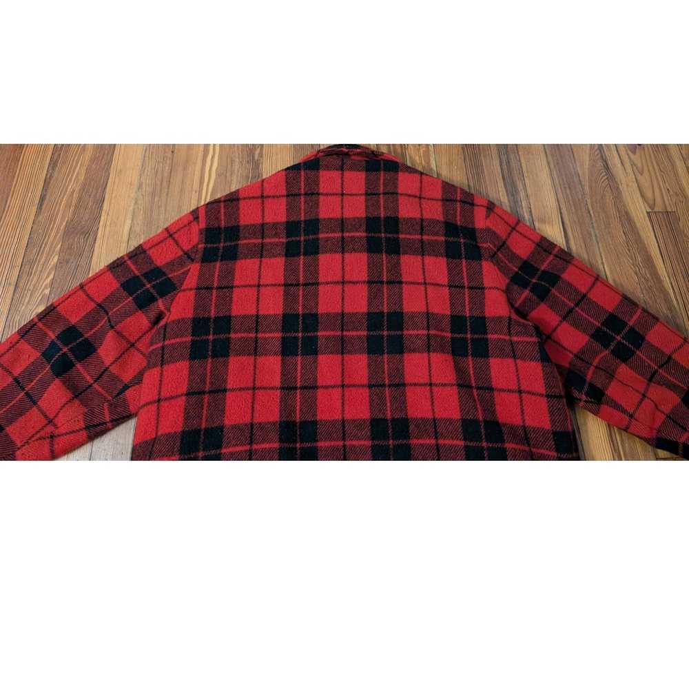 Woolrich John Rich & Bros. Woolrich Red/Black VTG… - image 6